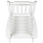Flash Furniture Winston All-Weather Rocking Chair, White Faux Wood, 2/Pack (2JJC14703WH)