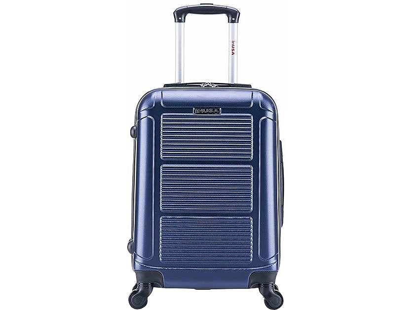 InUSA Pilot 20" Hardside Carry-On Suitcase, 4-Wheeled Spinner, TSA Checkpoint Friendly, Blue (IUPIL00S-BLU)