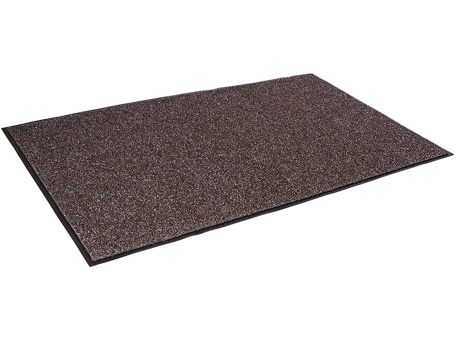 Crown Mats Marathon Commercial Wiper/Scraper Entrance Floor Mat, 6' x 10', Dark Brown (MN 0610DB)