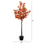 Nearly Natural 5' Autumn Rustic Maple Artificial Fall Tree (T4821)