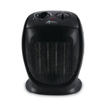 Alera 1500-Watt Portable Ceramic Heater, 7 1/8"w X 5 7/8"d X 8 3/4"h, Black (ALEHECH09)