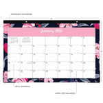 2026 Blue Sky Mimi Pink 17" x 11" Monthly Desk Calendar (148626-26)