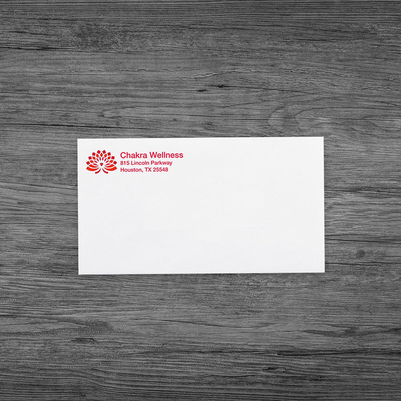 #6-3/4 Security Envelope, Black, Red or Dark Blue, Qty 1000
