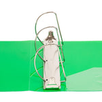 JAM Paper 4" 3-Ring Flexible Poly Binder, Green (PB75245GR)