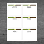 Full Color Mailing Sheet Label, 4"x3-5/16", Qty 20 (120 labels)