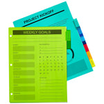 Avery Big Tab Insertable Plastic Divider, 8 Tabs, Multicolor, 1 Set (11901)