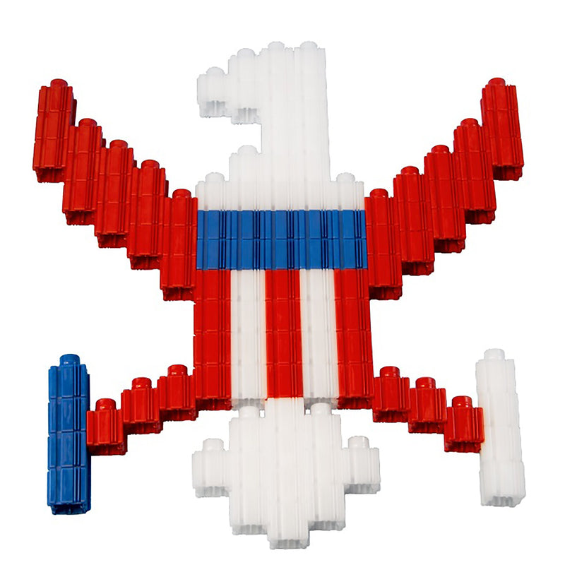 Snapo Building Blocks Americana Made In Usa Kit, 150 Pieces/Set (SNP16150A)