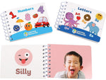 Learning Resources Skill Builders! Preschool Flash Card Flip-Books, 3 Books/Set (LER6191)