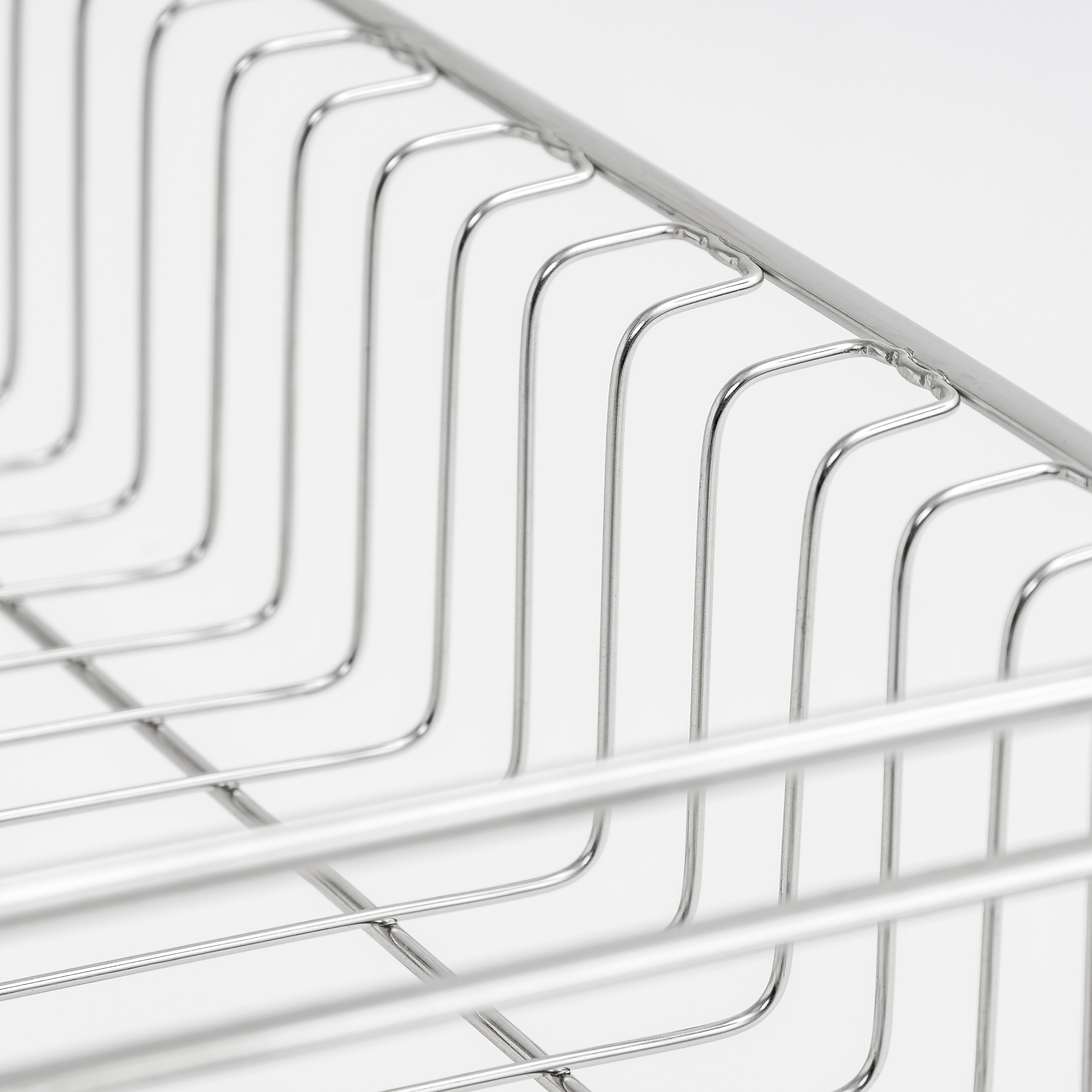 Iris Stainless Steel Dish Rack, White (586696)