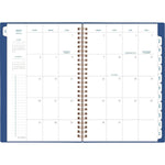 2025-2026 AT-A-GLANCE Signature Lite 5" x 8" Academic Year Weekly & Monthly Planner, Plastic Cover, Navy (YP20LA2026)