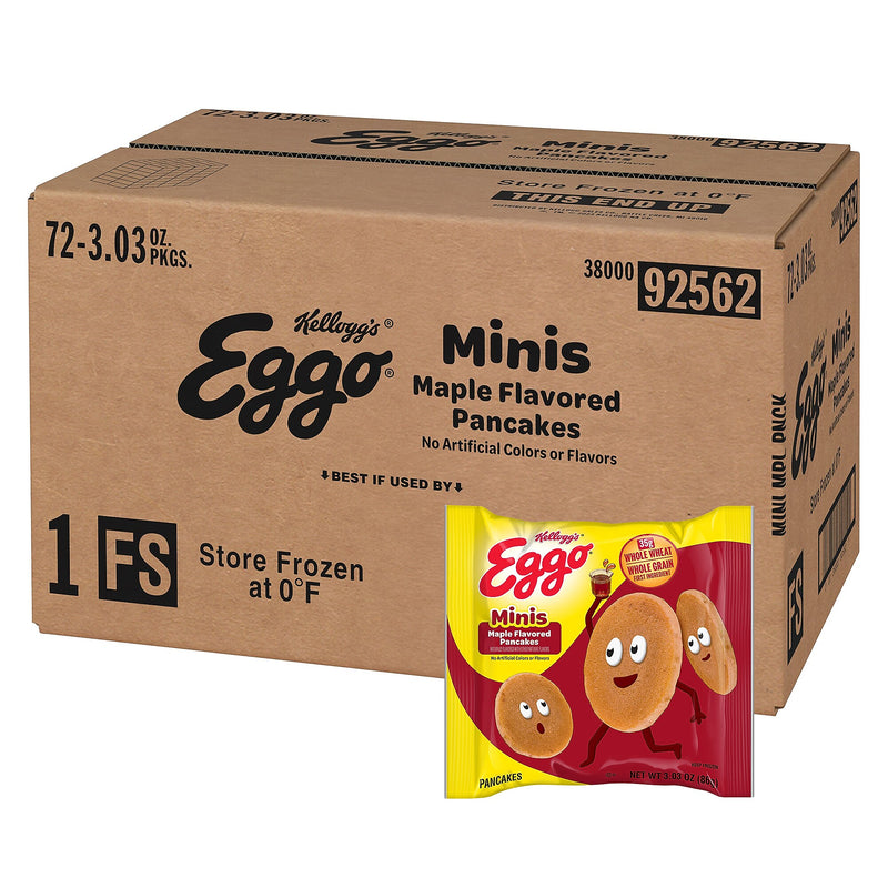 Eggo Bites Mini Maple Pancakes, 3.03 oz., 72/Pack (220-02469)