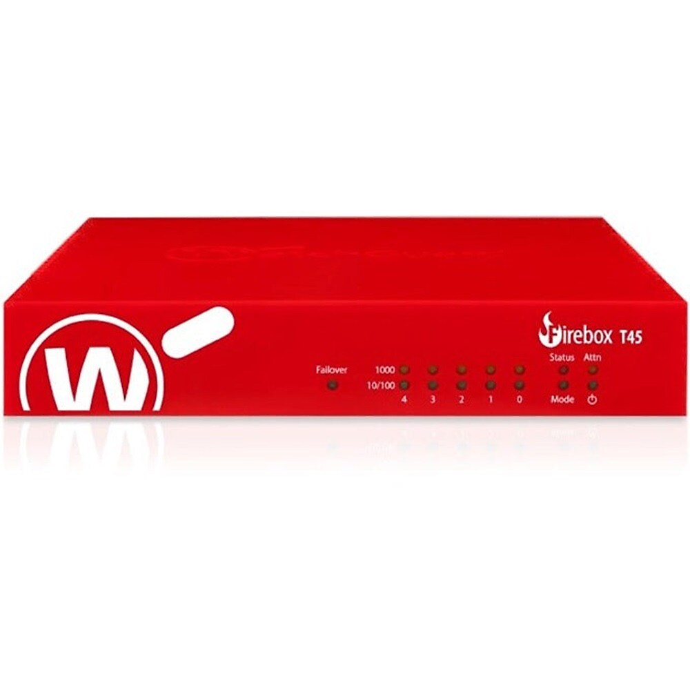 WatchGuard Firebox Network Security/Firewall Appliance, Red, (WGT48673-US)