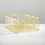 mDesign Steel Organizer, Soft Brass/Natural (25946)