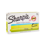 Sharpie Stick Highlighters, Chisel Tip, Yellow, Dozen (27025)
