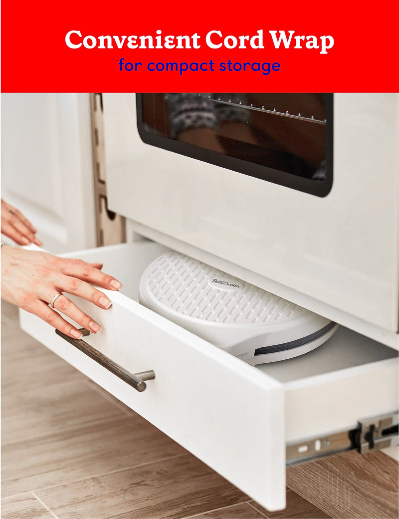 Betty Crocker 12-Inch Pizza Maker Plus, Silver (BC-2958CS)
