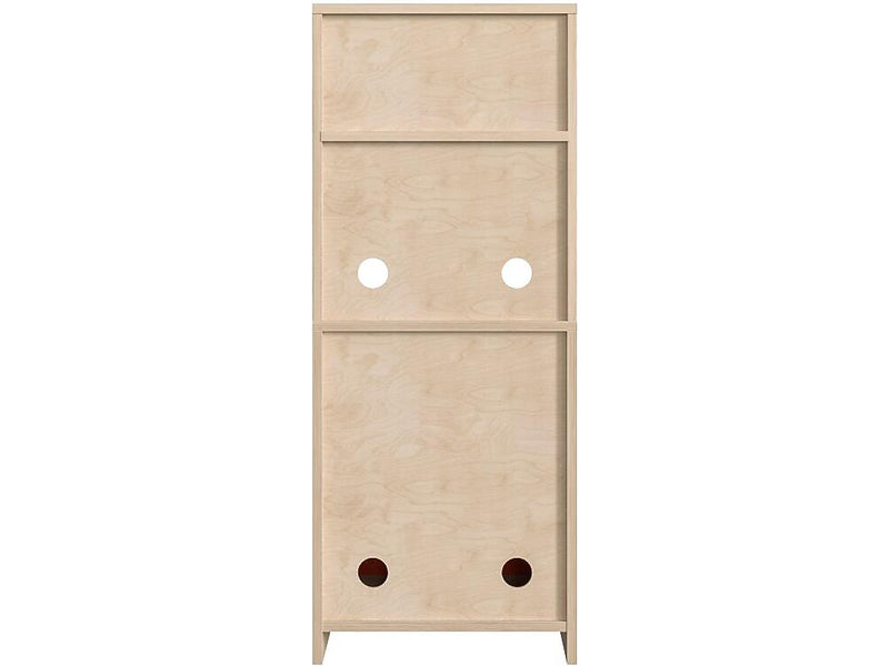 Flash Furniture Bright Beginnings Children's Kitchen Cabinet with Microwave (MK-ME10292-GG)
