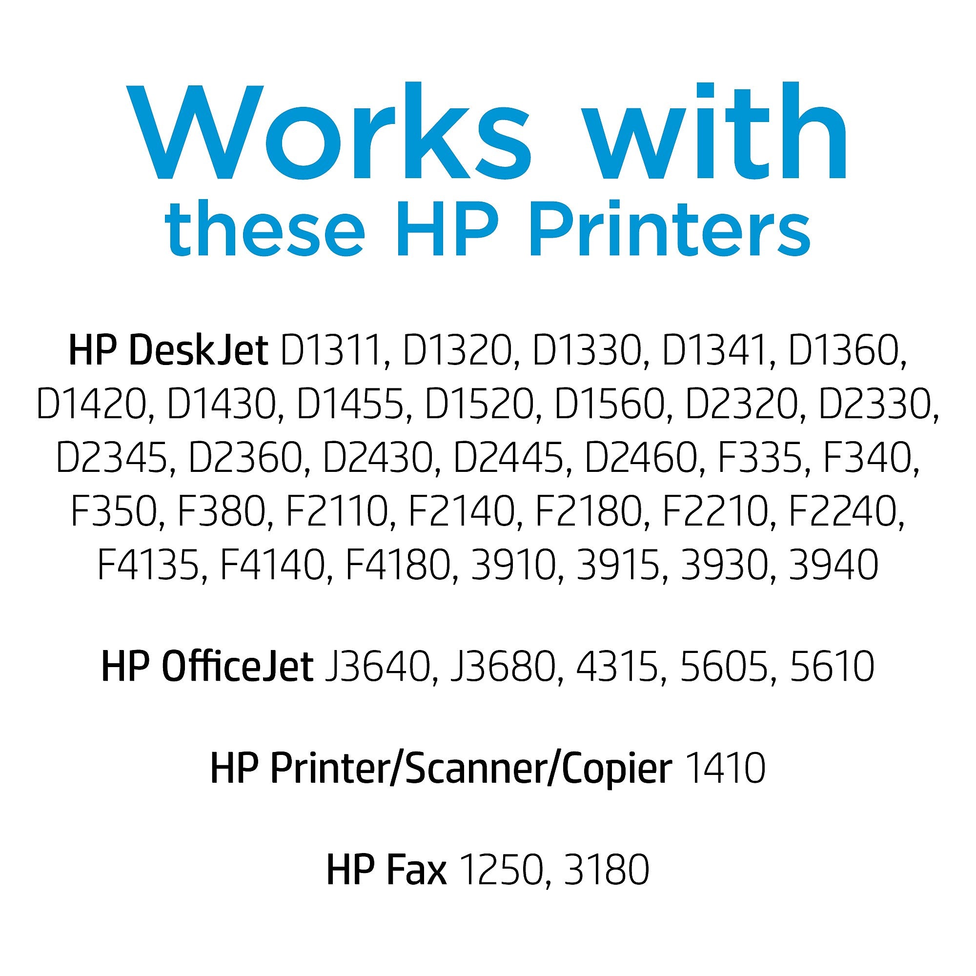 HP 22 Tri-Color Standard Yield Ink Cartridge, Prints Up to 165 Pages (C9352AN#140)