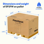FlexiSpot WorkCube Series Sound Absorbing 2 Person Privacy Booth, White (EP2FW-KIT)