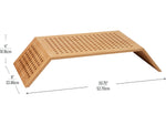 Mind Reader Ventilated Monitor Stand, Light Brown (LATMON-BRN)