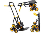 Mount-It! Stair Climber Hand Truck and Dolly, 264 lb. Capacity, Black/Yellow (MI-913)