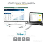 StarTech USB C to DisplayPort Adapter, 8K/4K 60Hz USB-C to DisplayPort 1.4 Adptr, DSC, USB Type-C to DP Vid Convtr, w/12" Cable