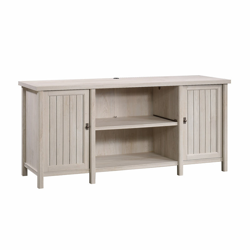 Sauder Costa 30"H Storage Credenza with 3 Shelves, Chalked Chestnut (419959)
