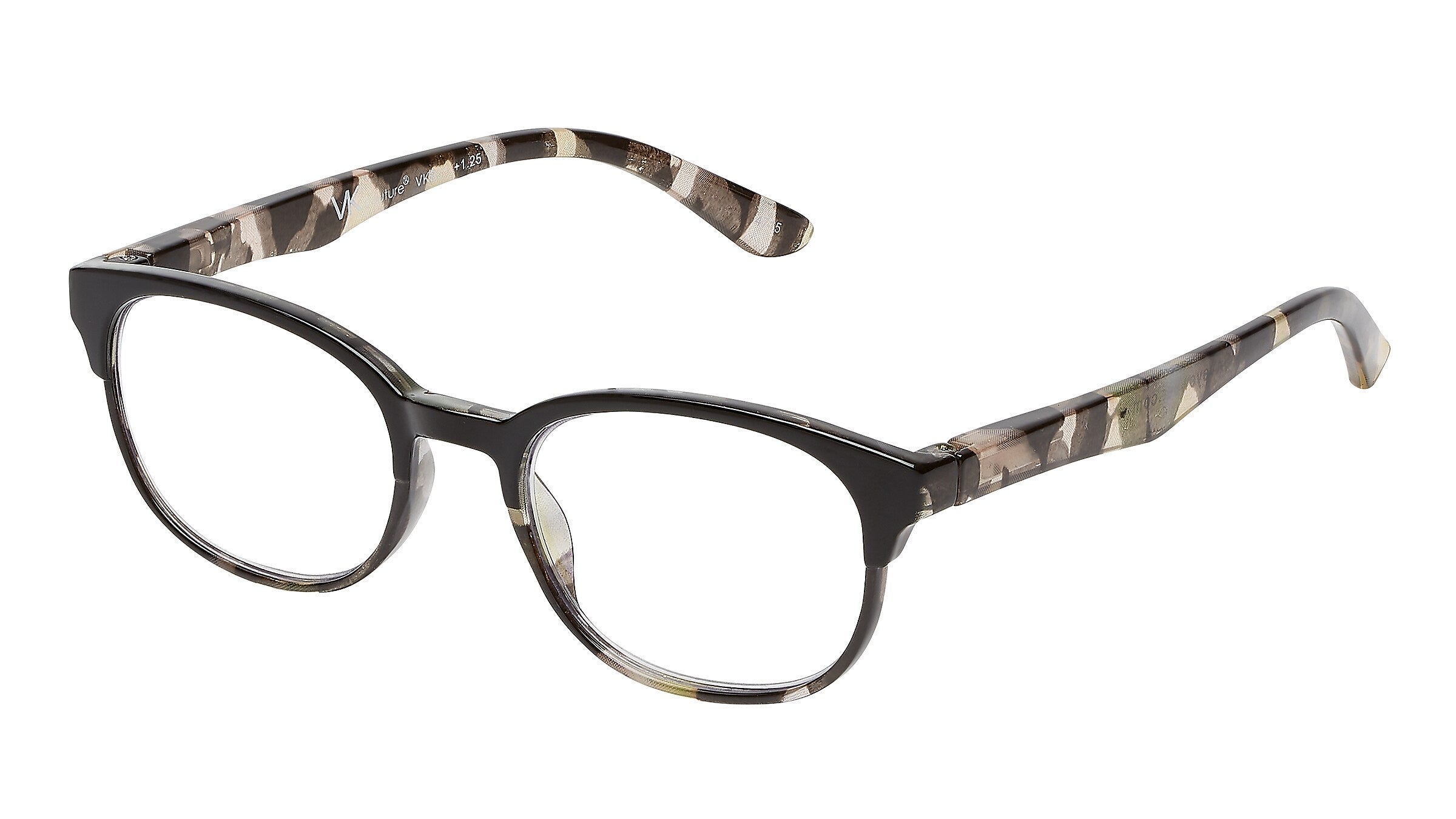 SAV VK Couture +2.50 Blue Light Reading Glasses, Black Tort (EVKB01-250-978)