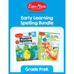 Evan-Moor Early Learning Spelling Activity Book Bundle, Grade PreK Workbook, 2 Books/Set