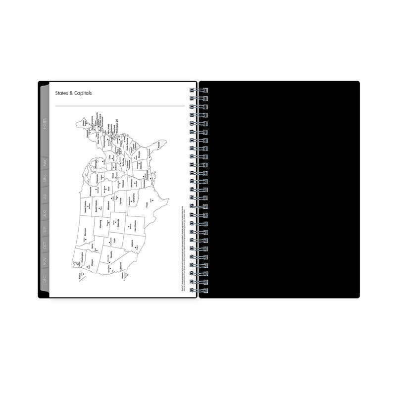 Planning Calendar Notes BS Enterprise PP 5.875x8.625 RY26 Wkly/Mthly Safety Wirebound -