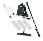 Unger Excella Floor Finishing Straight Kit 18"  MicroFiber, Rubber  Black, Green, Gray (UNGEFKT9 )