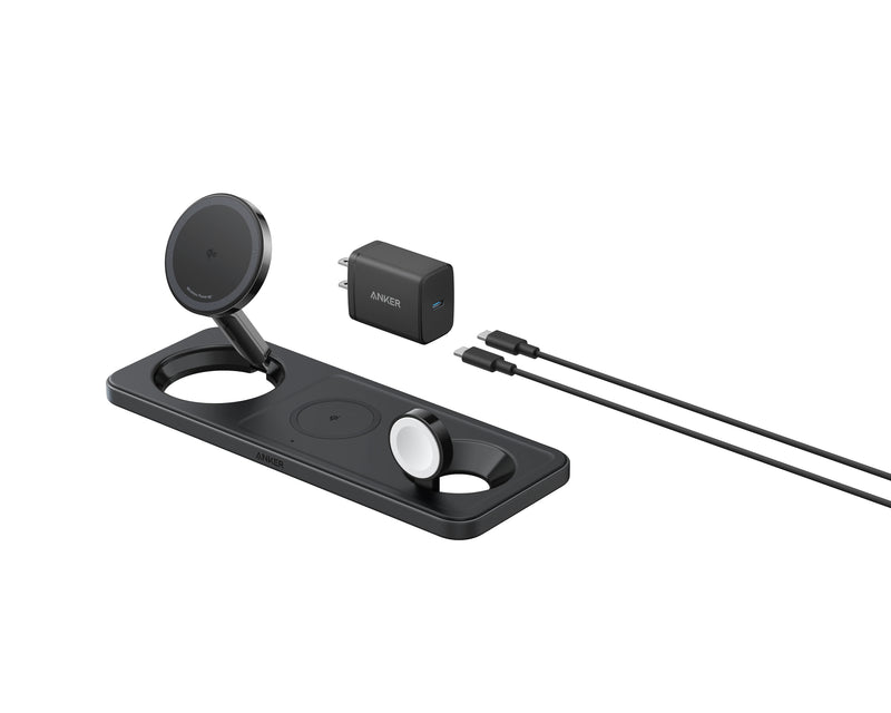 Anker MagGo Wireless Charging Station, Black (B25M1111-1)