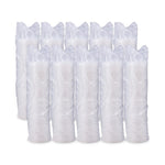 Dart Liftn'lock Lids 10-14oz Cups, Translucent, 100/Sleeve, 10 Sleeves/Carton (12FTLS)