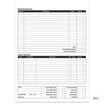 Cosco 2-Part Carbonless Job Invoice, 8.5" x 11.5", 100 Sets/Book (074036PK5)