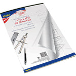 Helix® Vellum Paper Pad, 100% Rag, 11" x 17", White, 50 Sheets (MAP37106)