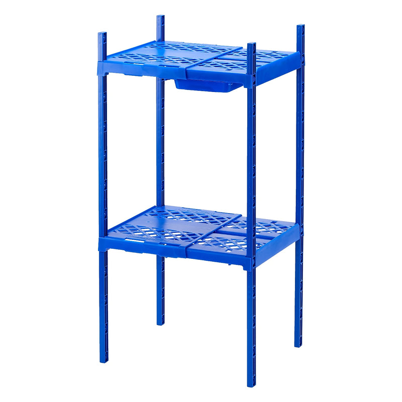 Lockermate 8.5" Polypropylene/PP Locker Shelf, Blue, Each (05003)