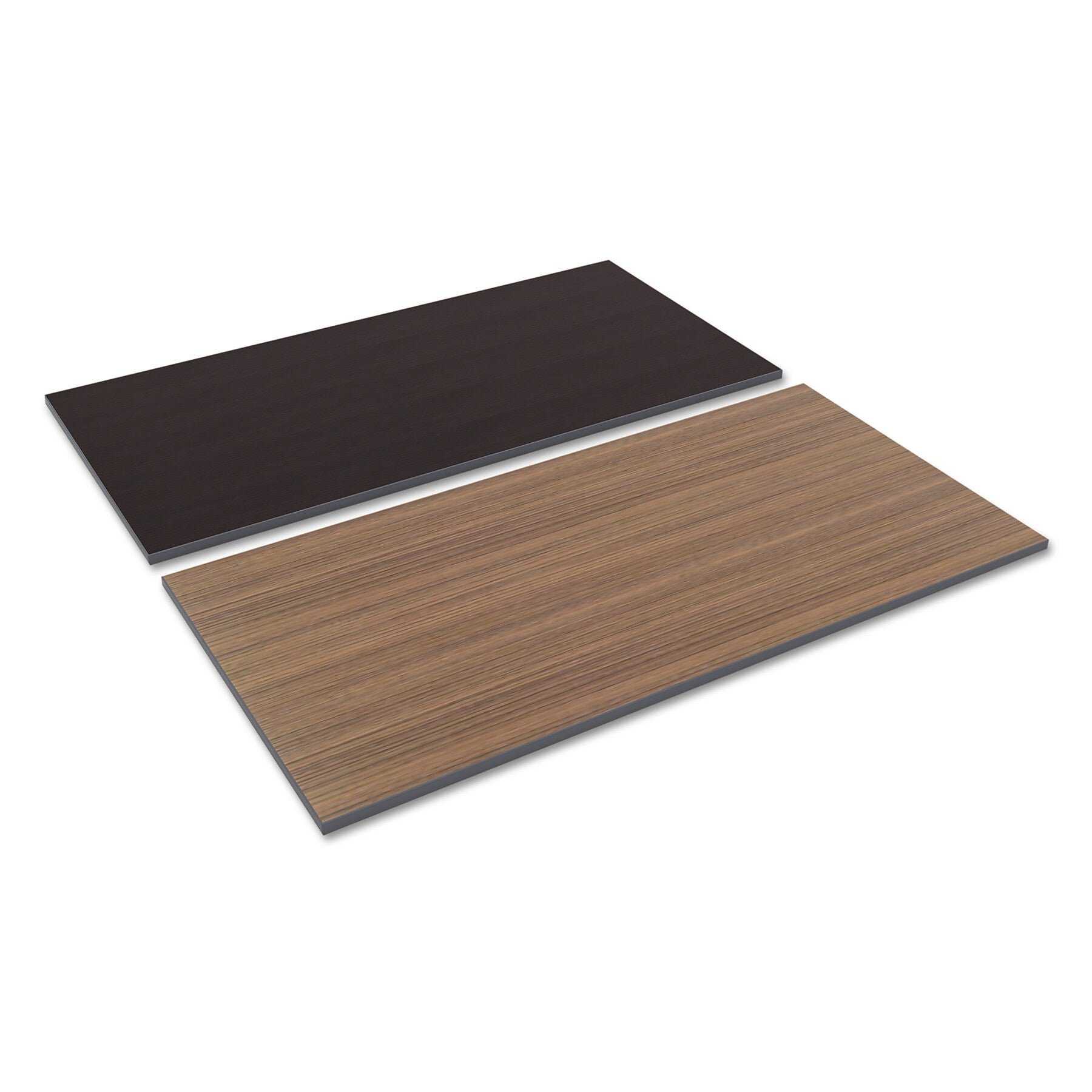 Alera® Reversible Laminate Table Top, Rectangular, 60w x 30d, Espresso/Walnut