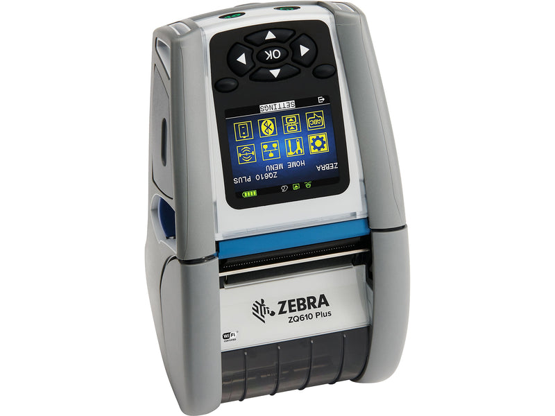 Zebra ZQ610 Plus Healthcare Rechargeable Barcode Printer, Gray (ZQ61-HUWA004-00)