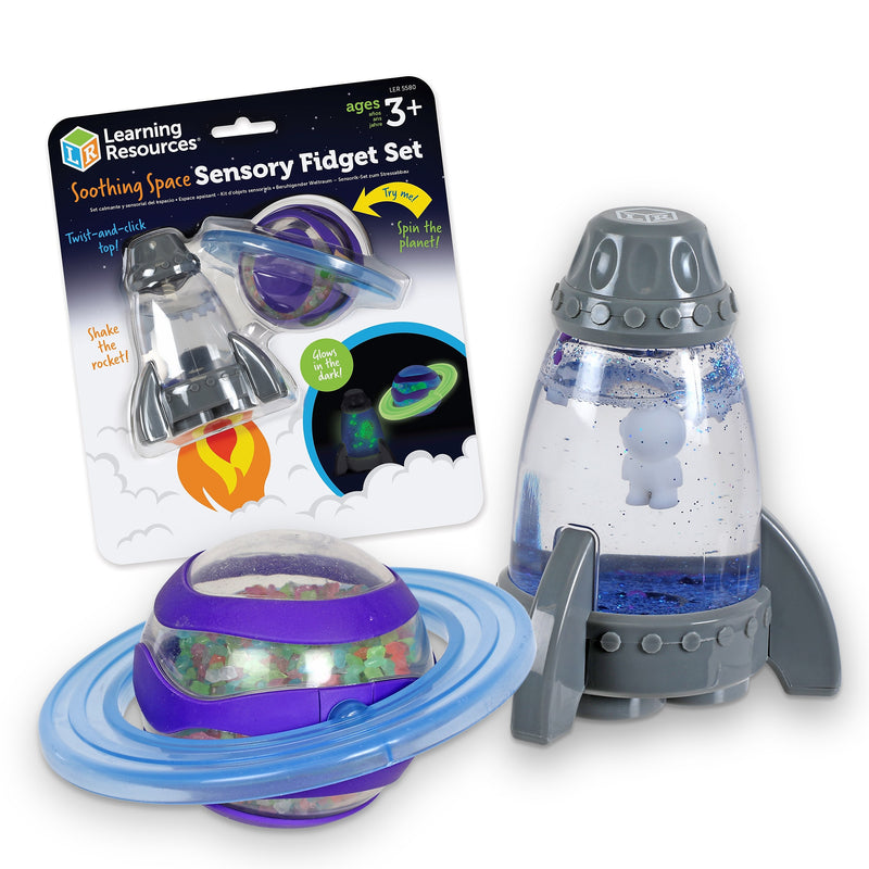 Learning Resources Soothing Space Sensory Fidget Set, 2 Pieces (LER5580)