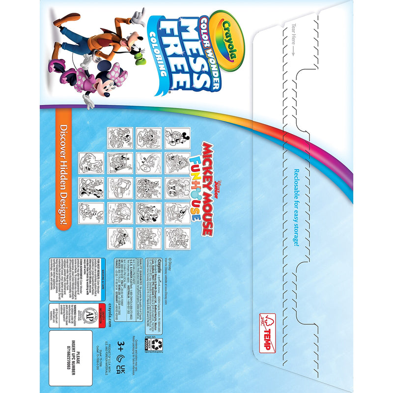Crayola Color Wonder: Mickey Coloring Book, 18 Pages, 2 Sets/Bundle (BIN757006-2)