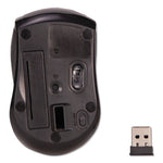 Innovera Compact Travel Wireless Ambidextrous Mouse, Black (IVR62210)