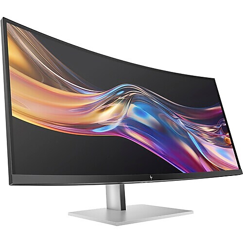 HP Series 7 Pro 37.5" Curved 4K Ultra HD 60 Hz LCD Monitor, Silver (8K167AA#ABA)