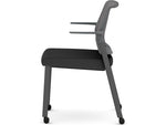 HON Cipher Fabric/Mesh Guest Chair, Black/Charcoal (HCFRG.F.H.IC.CU10.TC00.S.P7A)