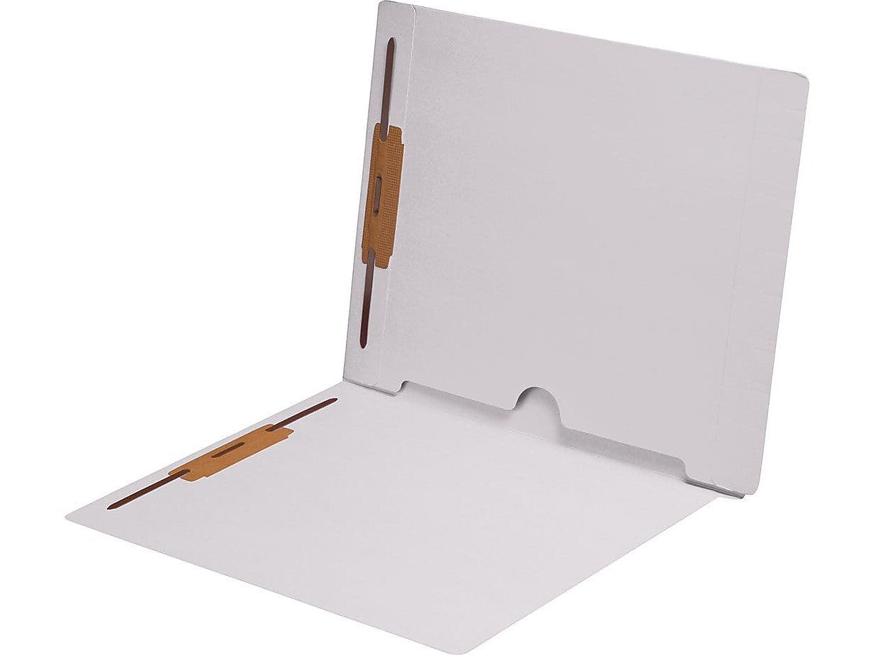 Medical Arts Press End Tab File Folder, Straight Cut, Letter-Size, White, 250/Carton (S-09019-WHT-B)