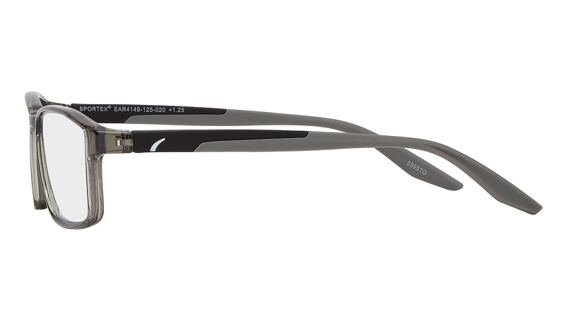 SAV Sportex Blue Light +1.75 Reading Glasses, Gray (AR4149)