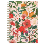 2026 Blue Sky Bespoke Letterpress Pomegranate Blush 5" x 8" Calendar Year Weekly & Monthly Planner, Faux Leather Cover (156222)