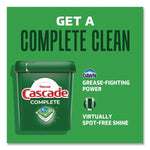 Cascade Complete ActionPacs Dishwasher Detergent, Fresh Scent, 4 Pacs/Pack, 30 Packs/Carton (80818933)