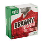 Brawny Industrial FLAX 900 Heavy Duty Assorted Materials Cleaning Wipers, 9" x 16.5", White, 10/Carton (29608)