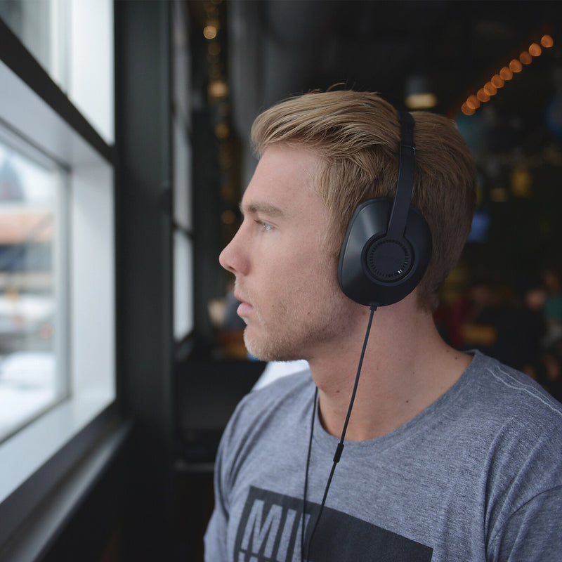 Koss Wired Noise Canceling Over-Ear Headphones, Black (UR23I)