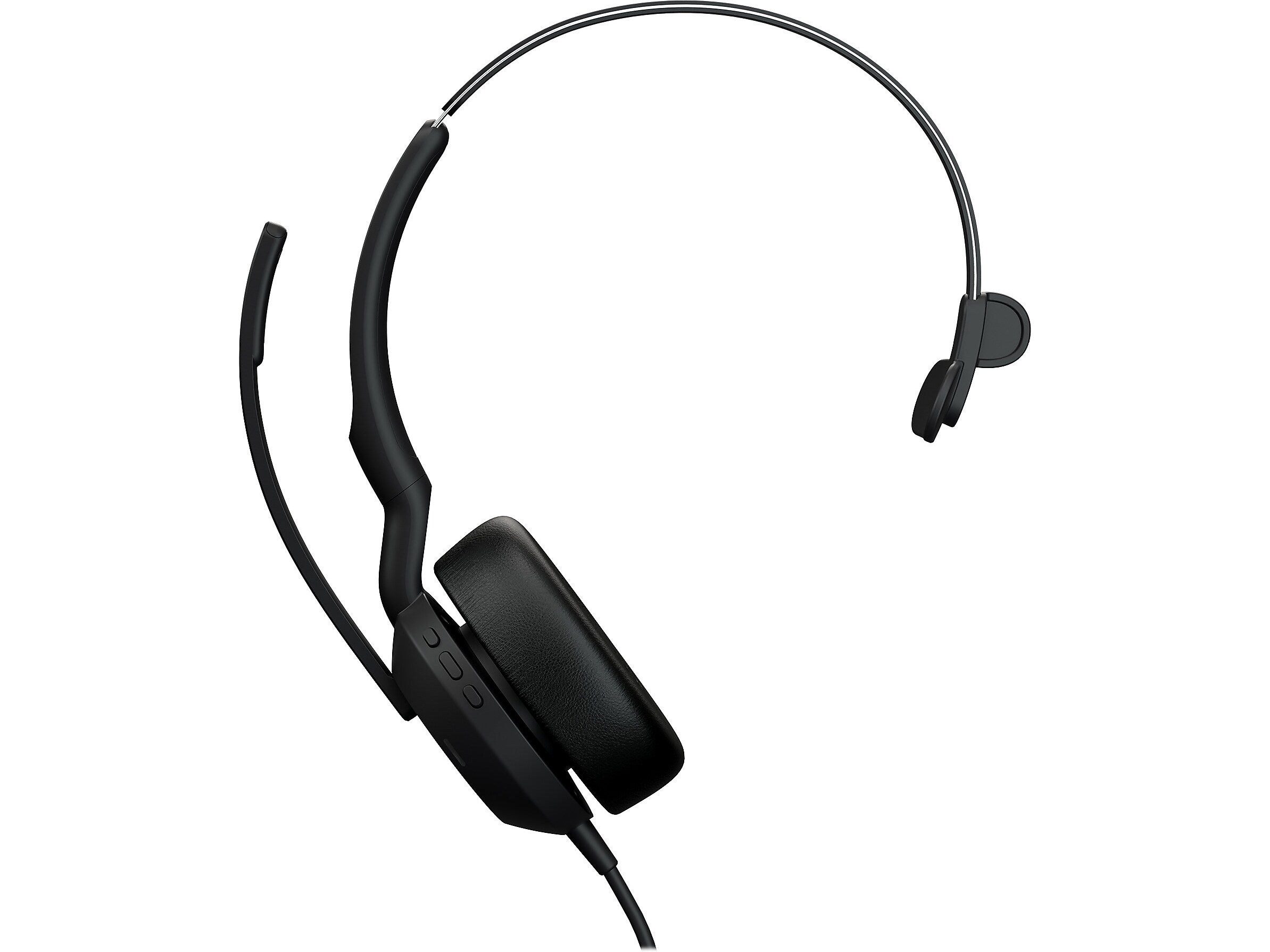 jabra Evolve2 50 Active Noise Canceling Bluetooth Mono Computer Headset, USB-A, UC Certified (25089-889-999)