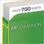 Pendaflex Color File Pockets, 3 1/2" Expansion, Letter Size, Green, 25/Carton (1524CT GRE)